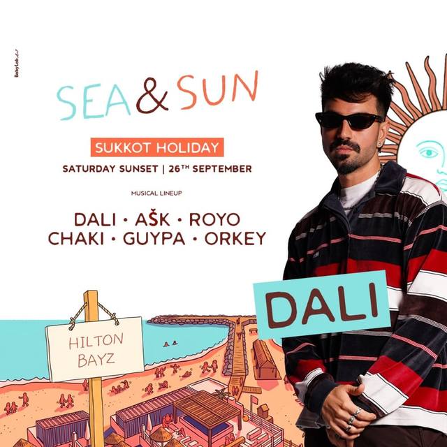 הפוסטר של SEA & SUN bayz rooftop 26.9 SUKKOT