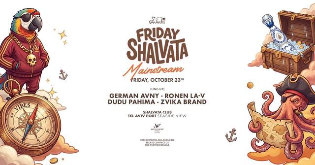 הפוסטר של Friday Shalvata Mainstream 23.10